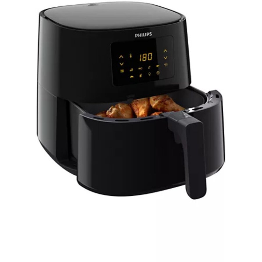 Philips 3000er Airfryer mit Extra-Rost XL, Schwarz