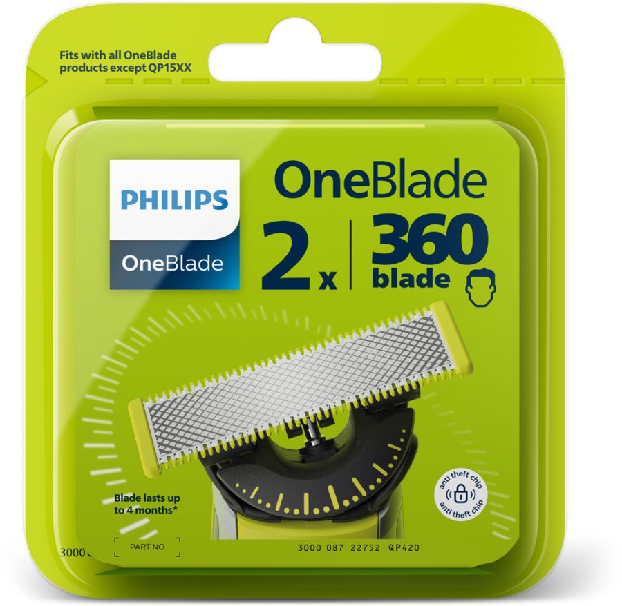 Philips OneBlade 360 Ersatzklingen 2er Set