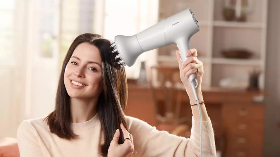 Philips Series 5000 Haartrockner, Weiß