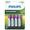 Philips AA-batteri 1300 mAh Genopladelig 4 stk.