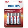 Philips Power Alkaline AA-batteri 4 stk.