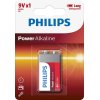 Philips Power Alkaline 9V-batteri 1 stk