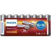 Philips Power Alkaline AA-batteri 32 stk.