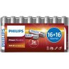 Philips Power Alkaline AAA-batteri 32 stk.