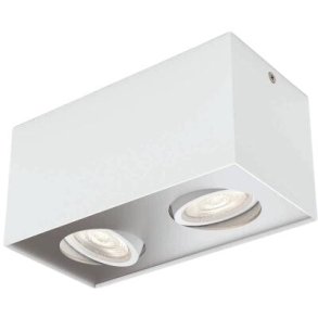 Philips BOX Loftspot m. 2 Spots LED 20,2 cm, Hvid