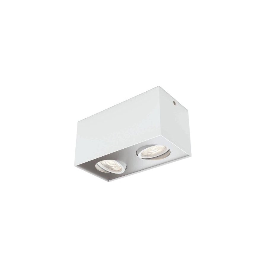 Philips BOX Loftspot m. 2 Spots LED 20,2 cm, Hvid