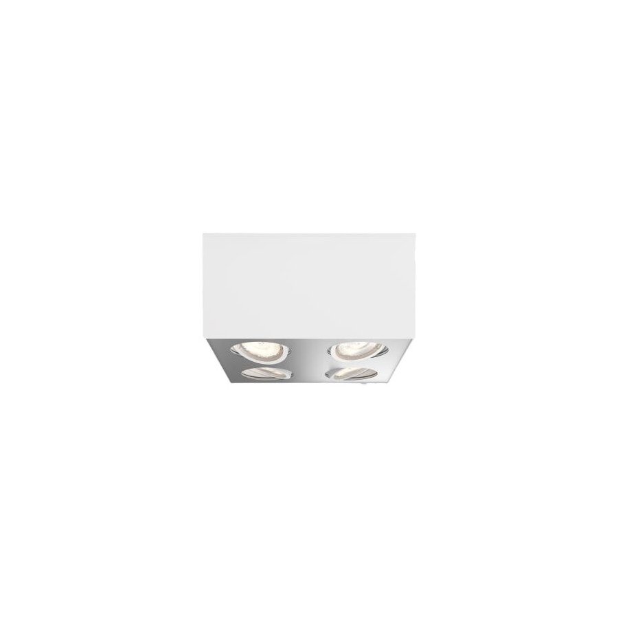 Philips BOX Loftspot m. 4 Spots LED 20,2 cm, Hvid