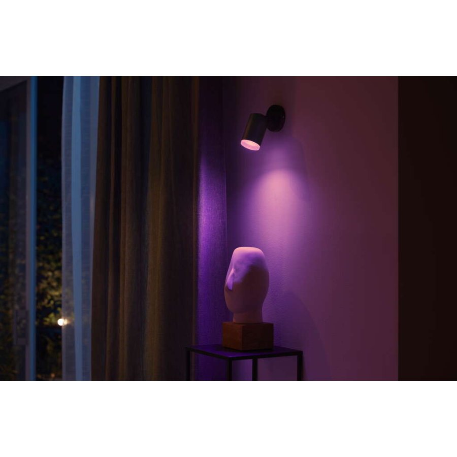 Philips Hue Fugato Spot 8,2 cm, Schwarz