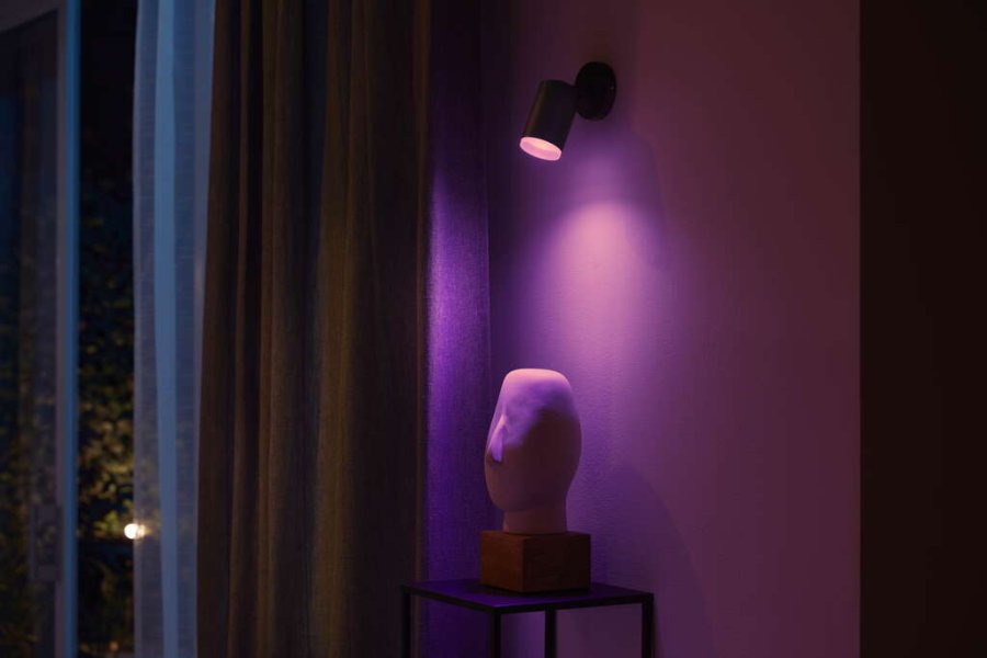 Philips Hue Fugato Spot 8,2 cm, Schwarz