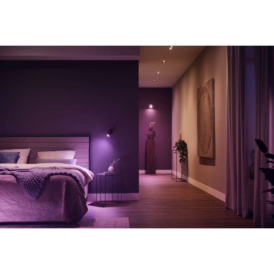 Philips Hue Fugato Spot 8,2 cm, Schwarz