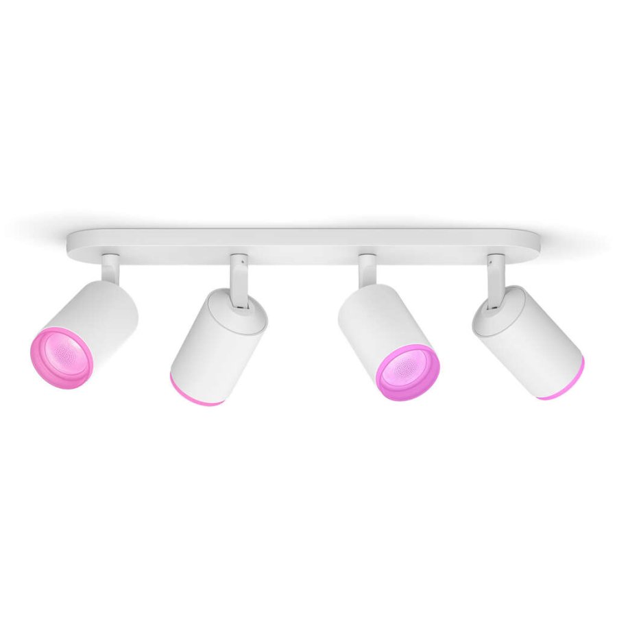 Philips Hue Fugato Deckenlampe mit 4 Spots 42,5 cm, Wei