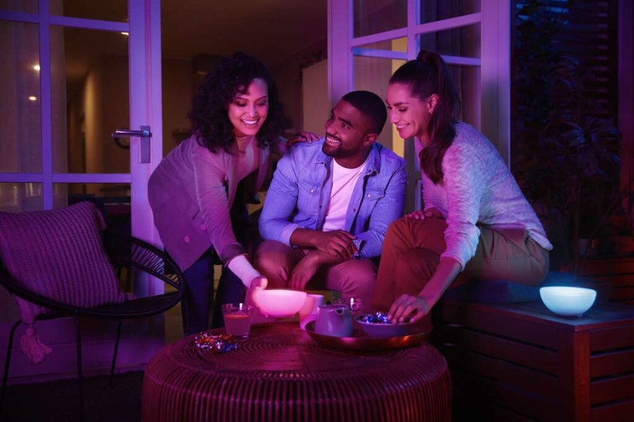 Philips Hue Go Tragbare Lampe 15 cm, Wei