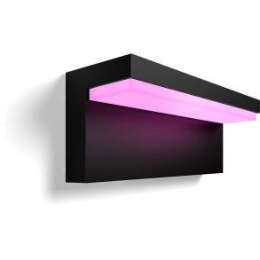 Philips Hue Nyro Væglampe Udendørs 25,4 cm, Sort