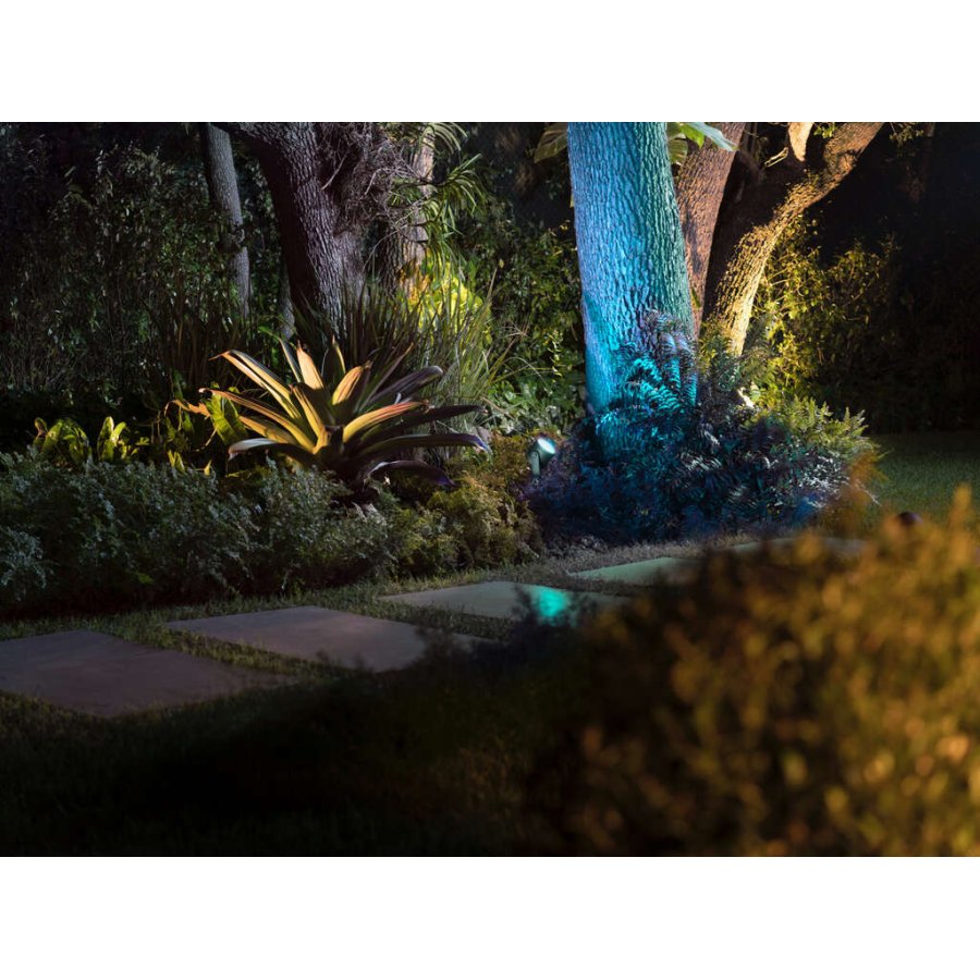 Philips Hue Lily Spot fr den Auenbereich XL 11,2 cm, Schwarz