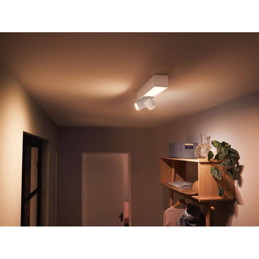 Philips Hue Centris Deckenlampe mit 2 Spots 40,8 cm, Wei