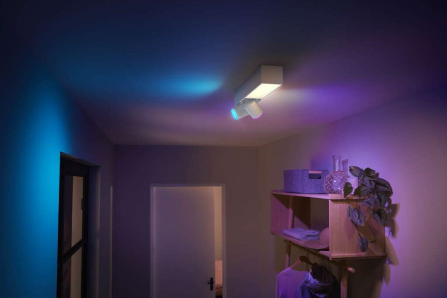 Philips Hue Centris Deckenlampe mit 2 Spots 40,8 cm, Wei