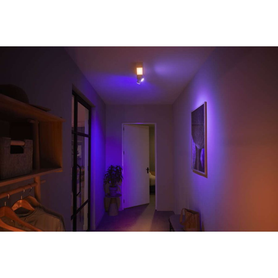 Philips Hue Centris Deckenlampe mit 2 Spots 40,8 cm, Wei