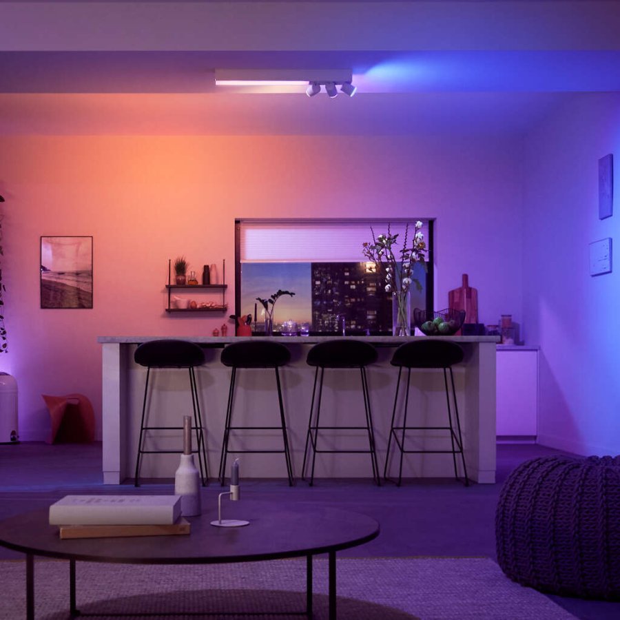 Philips Hue Centris Deckenlampe mit 3 Spots 78,2 cm, Wei