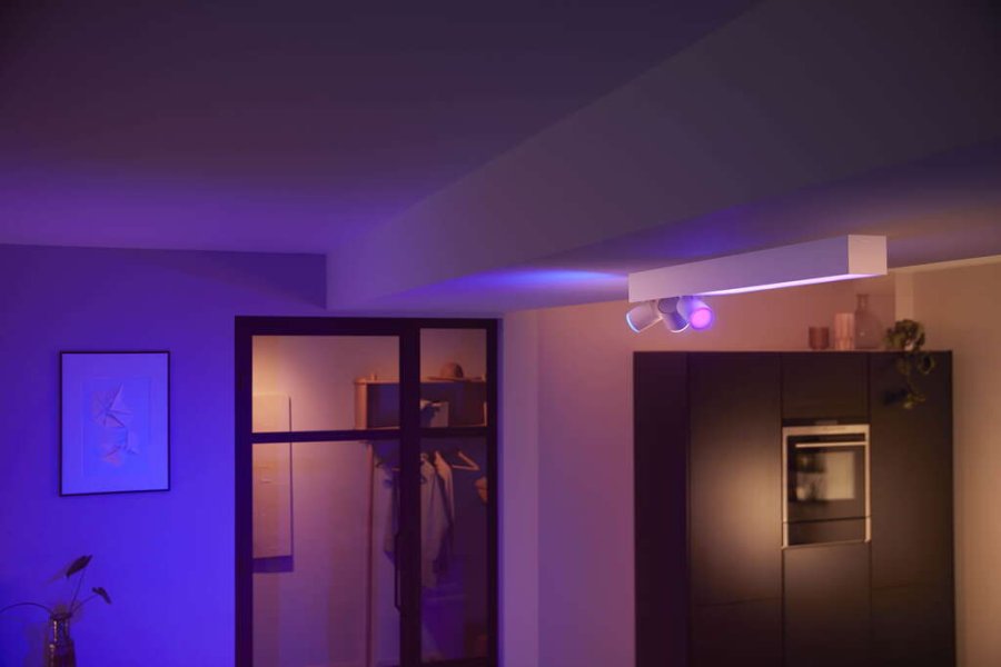 Philips Hue Centris Deckenlampe mit 3 Spots 78,2 cm, Wei