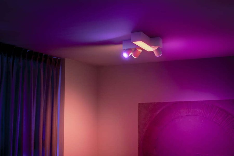 Philips Hue Centris Deckenlampe mit 3 Spots 40,8 cm, Wei