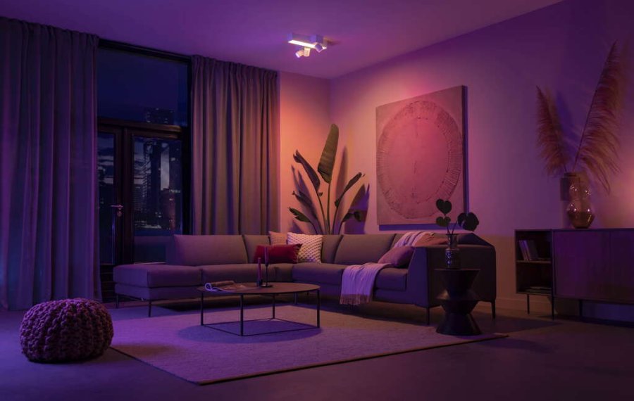 Philips Hue Centris Deckenlampe mit 3 Spots 40,8 cm, Wei