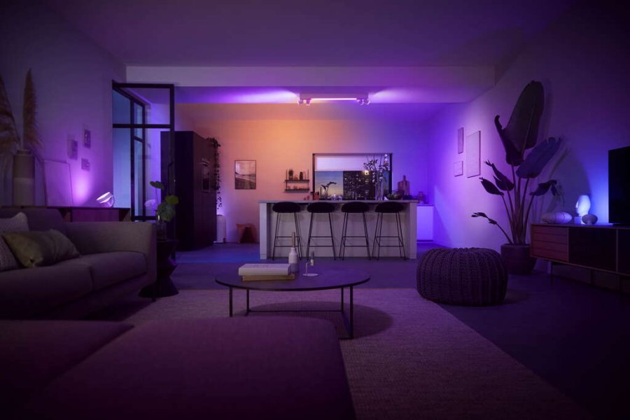 Philips Hue Centris Deckenlampe mit 4 Spots 99 cm, Wei