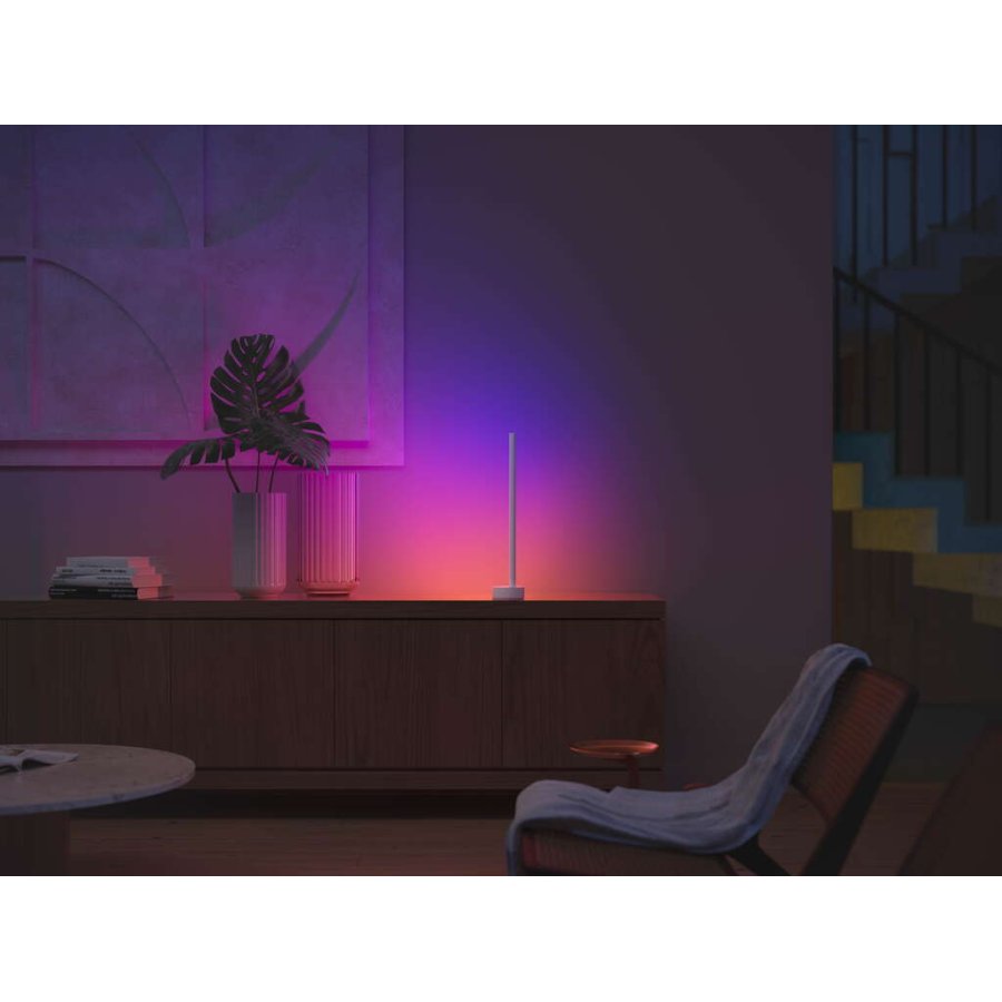 Philips Hue Signe Gradient Tischlampe H55,3 cm, Wei