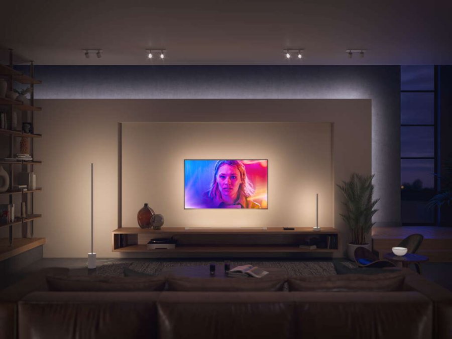 Philips Hue Signe Gradient Tischlampe H55,3 cm, Wei