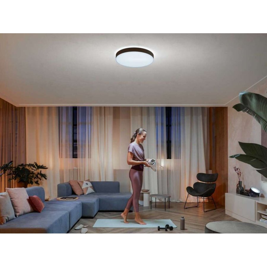 Philips Hue Enrave Deckenlampe 55,1 cm, Schwarz