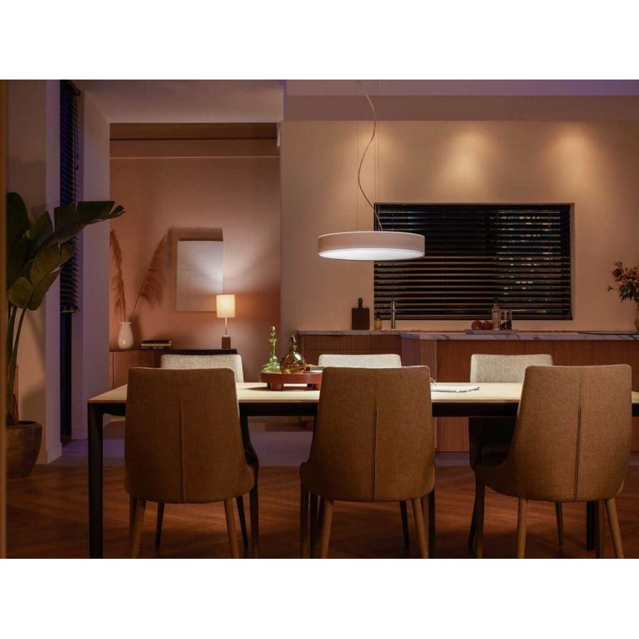 Philips Hue Enrave Pendelleuchte 42,5 cm, Wei