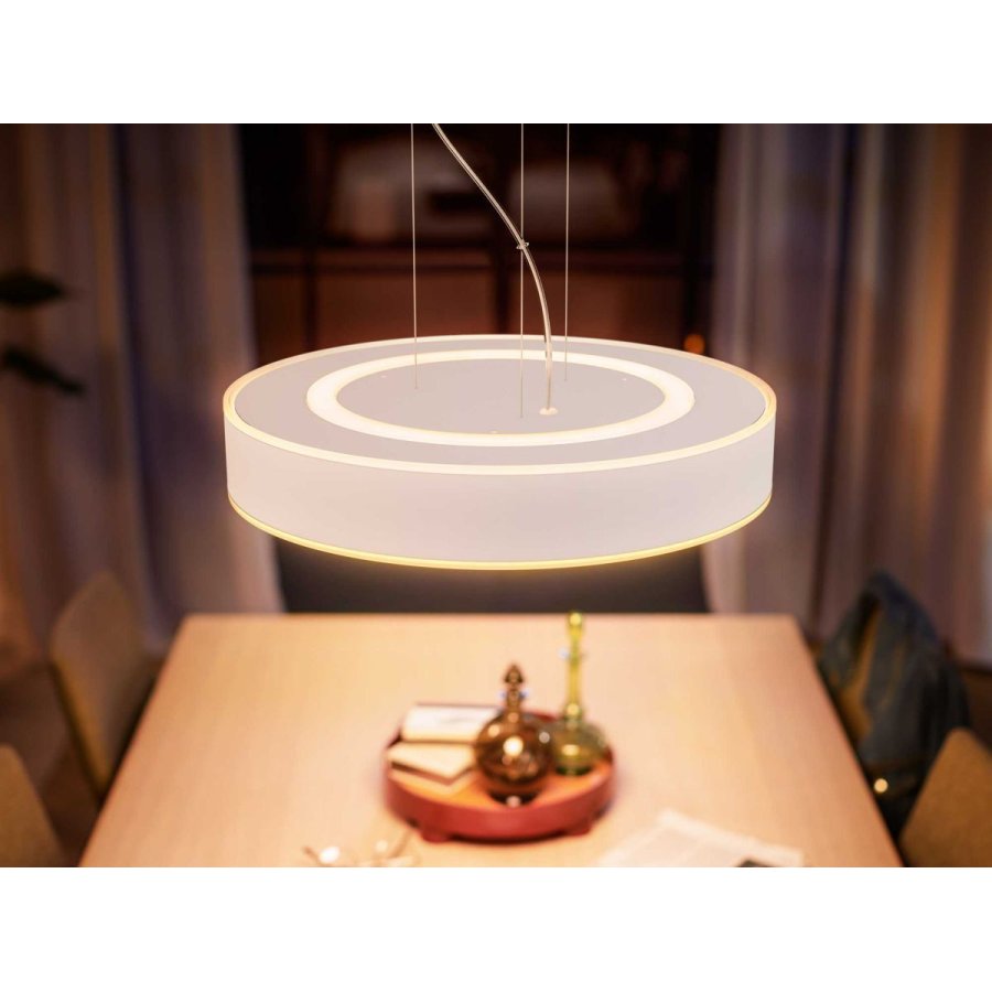 Philips Hue Enrave Pendelleuchte 42,5 cm, Wei