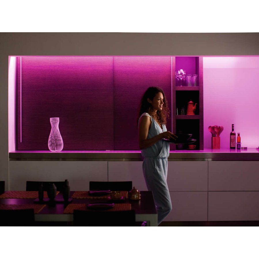 Philips Hue Lightstrip Plus Verlngerung 1 m, Mehrfarbig