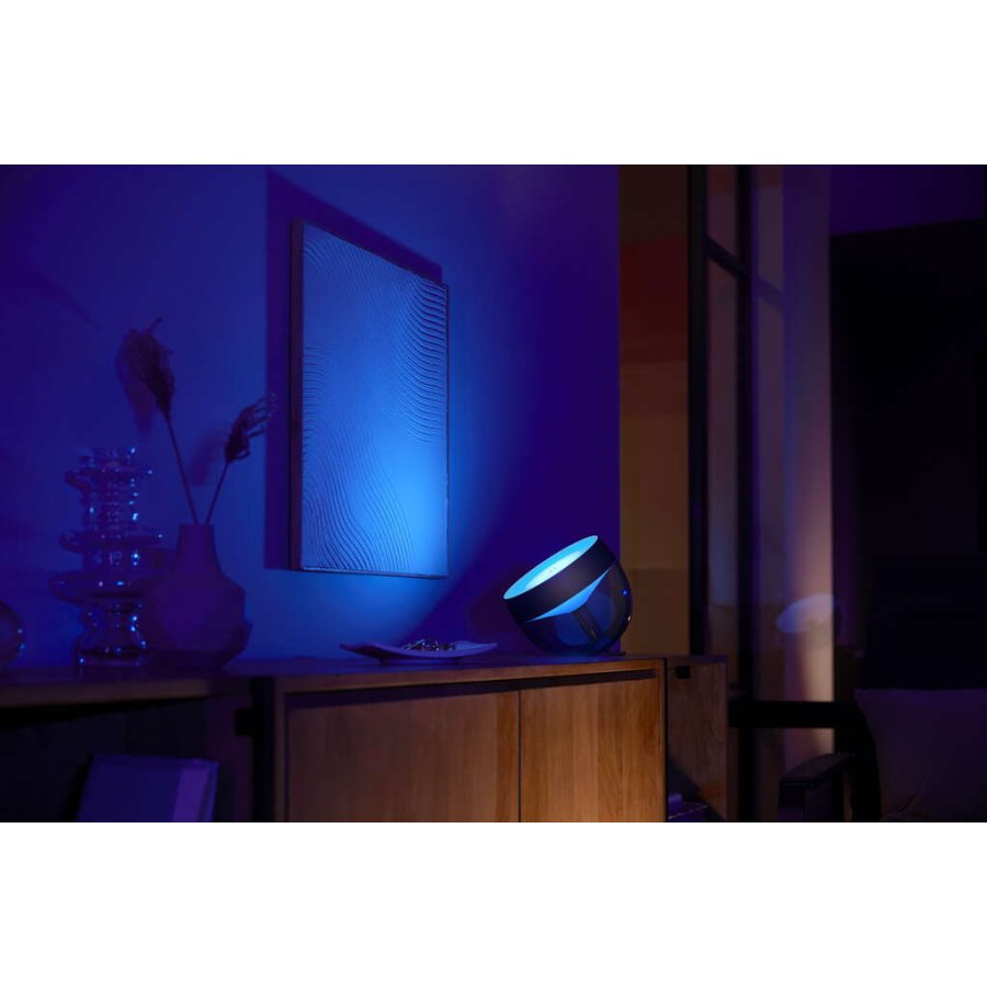 Philips Hue Iris Tischlampe H19,4 cm, Schwarz