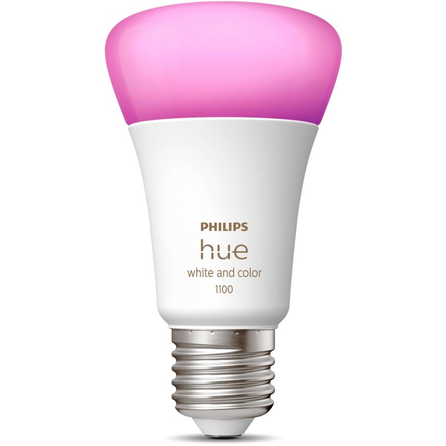 Philips Hue White und Color Ambiance A60 Glhbirne E27 1100 Lumen 6 cm