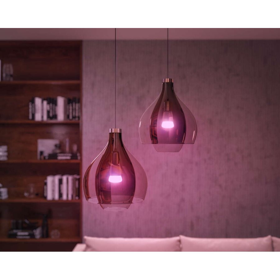 Philips Hue White und Color Ambiance A60 Glhbirne E27 1100 Lumen 6 cm