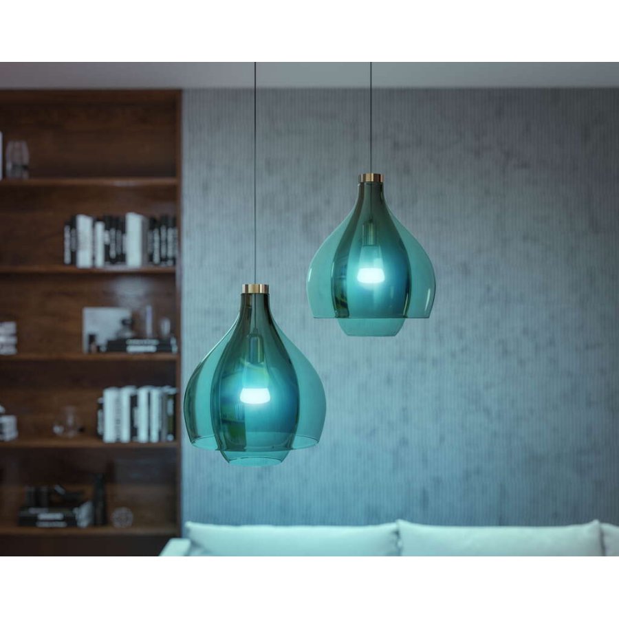 Philips Hue White und Color Ambiance A60 Glhbirne E27 1100 Lumen 6 cm