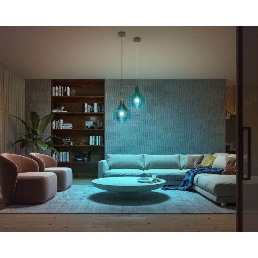 Philips Hue White und Color Ambiance Starter Set mit 1 Bridge, 3 E27-Glhbirnen und Dimmer Switch 6