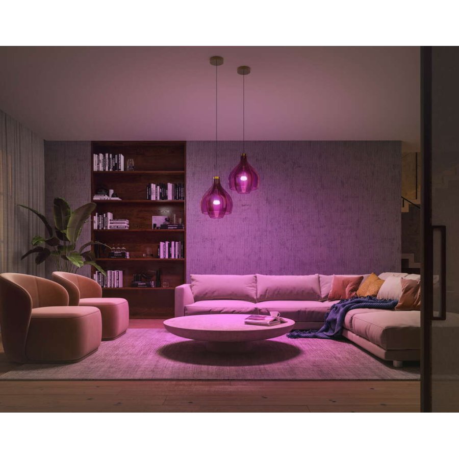 Philips Hue White und Color Ambiance Starter Set mit 1 Bridge, 3 E27-Glhbirnen und Dimmer Switch 6