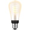 Philips Hue White Ambiance Filament ST64 Edison Glhbirne E27 6 cm