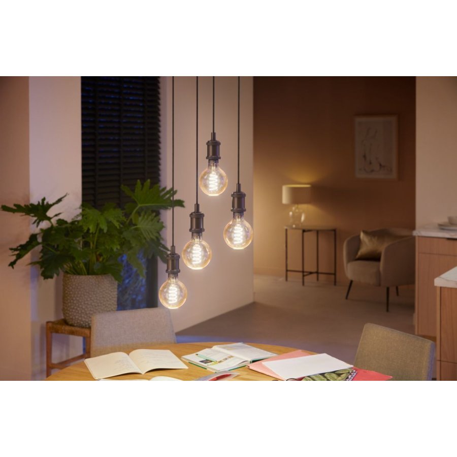 Philips Hue White Ambiance Filament G93  Globe Glhbirne E27 9,5 cm