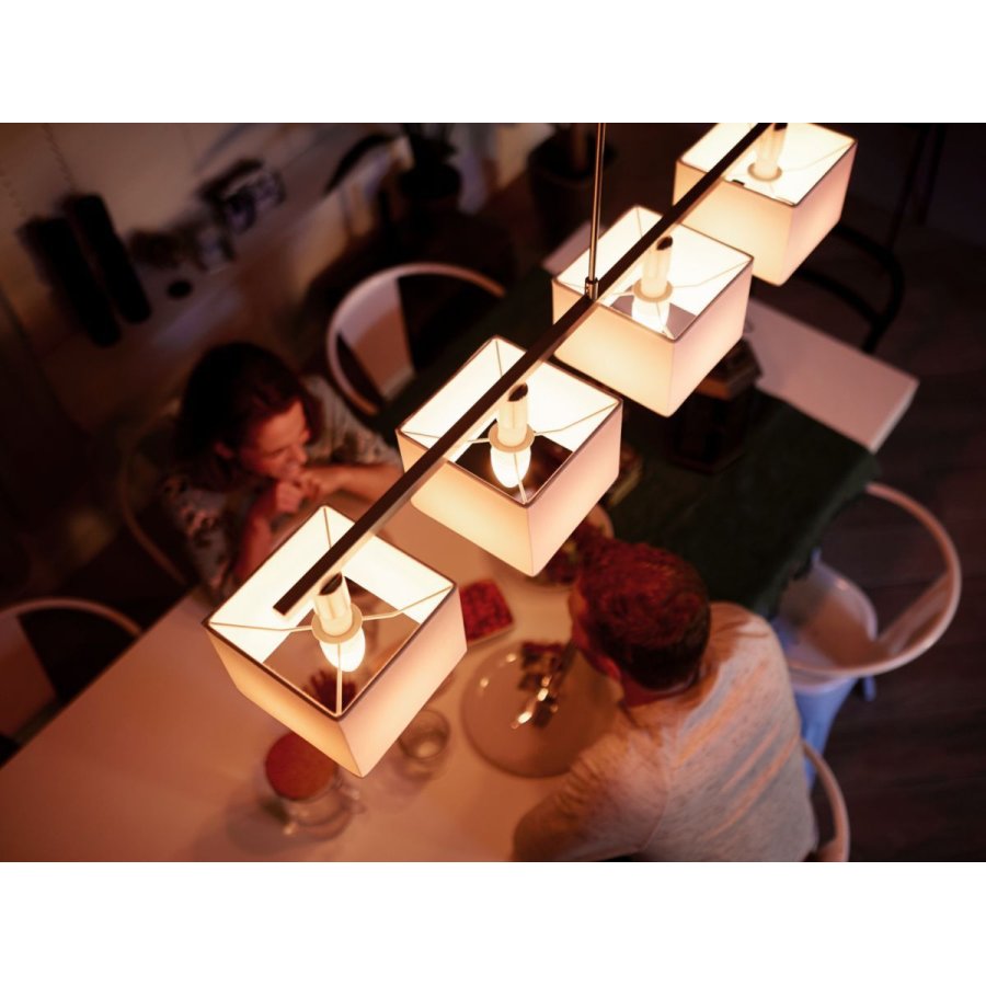 Philips Hue White Glhbirne Kerzenform E14 470 Lumen 2er Set 3,9 cm