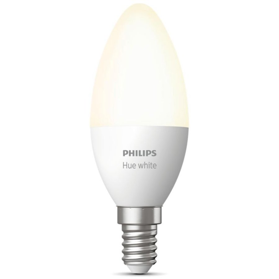 Philips Hue White Glhbirne Kerzenform E14 470 Lumen 3,9 cm