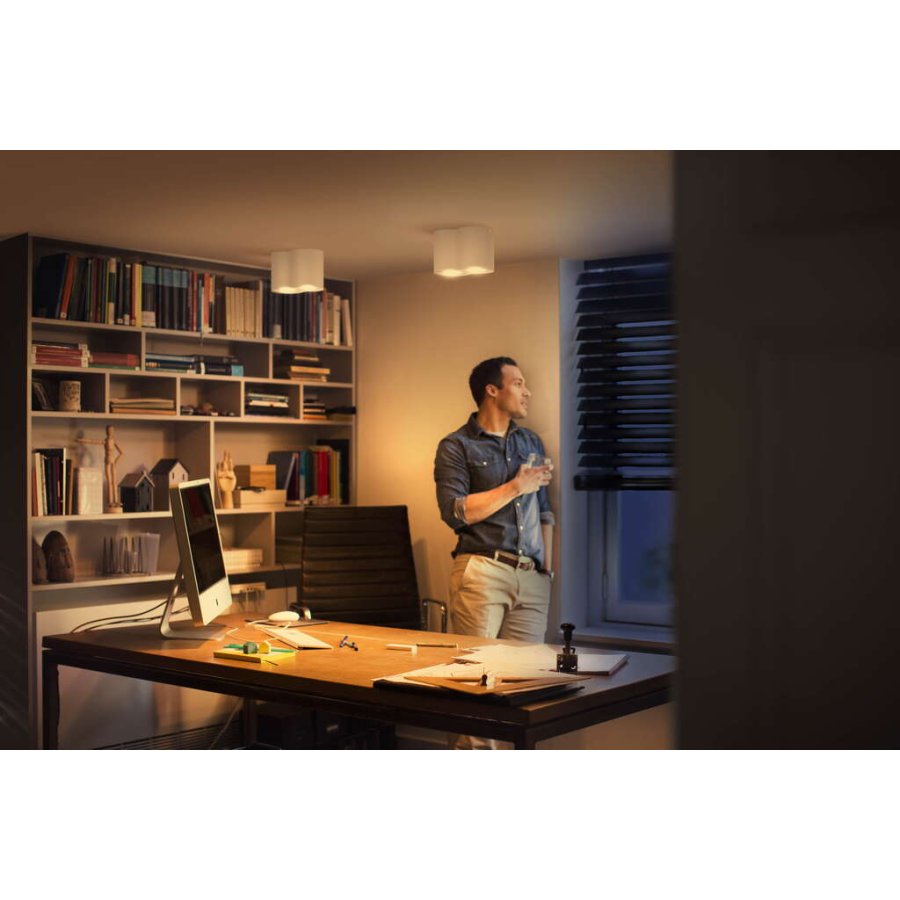 Philips Hue Pillar Spot mit Switch 12 cm, Wei