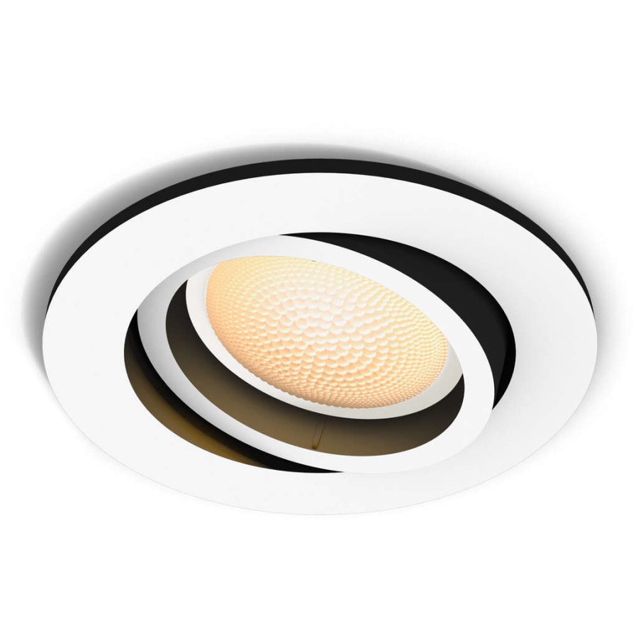 Philips Hue Milliskin Einbauspot 9 cm, Wei