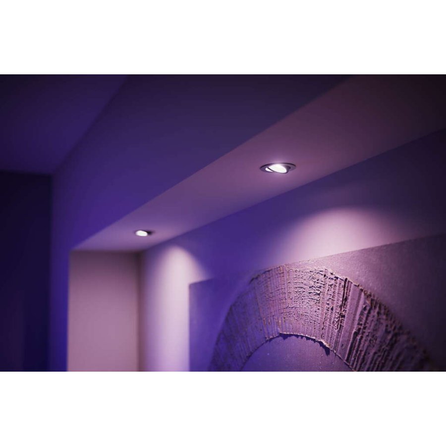 Philips Hue Centura Einbauspot 9 cm, Aluminium