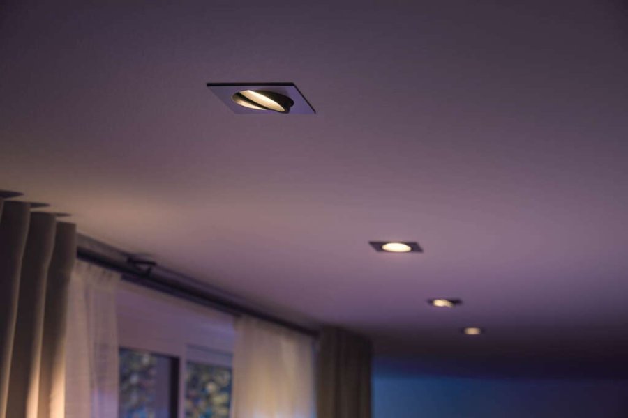 Philips Hue Centura Einbauspot 9 cm, Aluminium