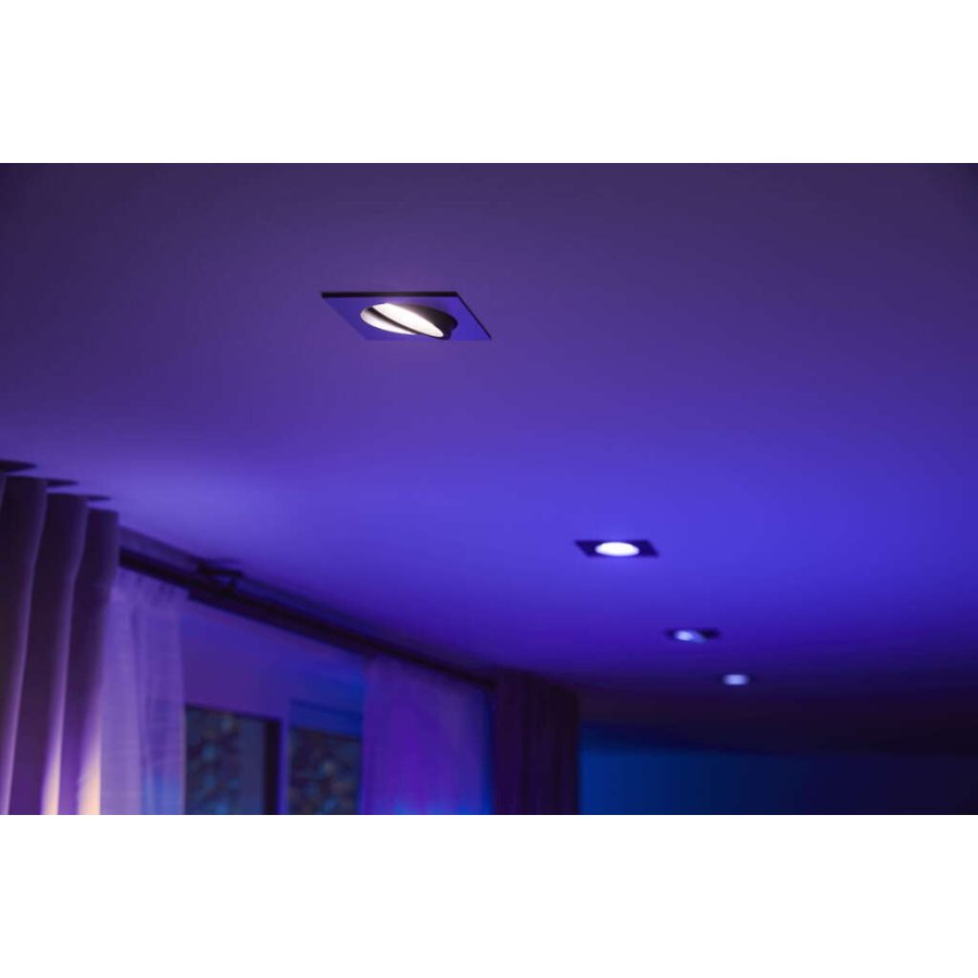 Philips Hue Centura Einbauspot 9 cm, Aluminium