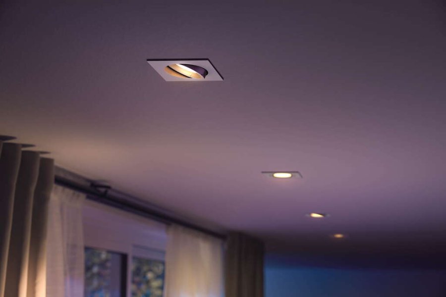 Philips Hue Centura Einbauspot 9 cm, Wei