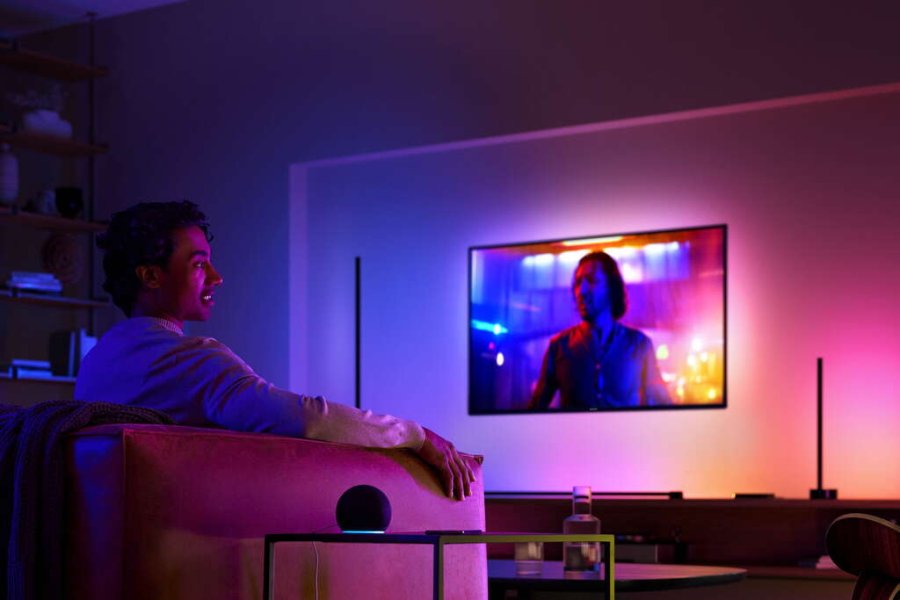 Philips Hue Ambiance Gradient LED Strip Basiseinheit 200 cm, Wei