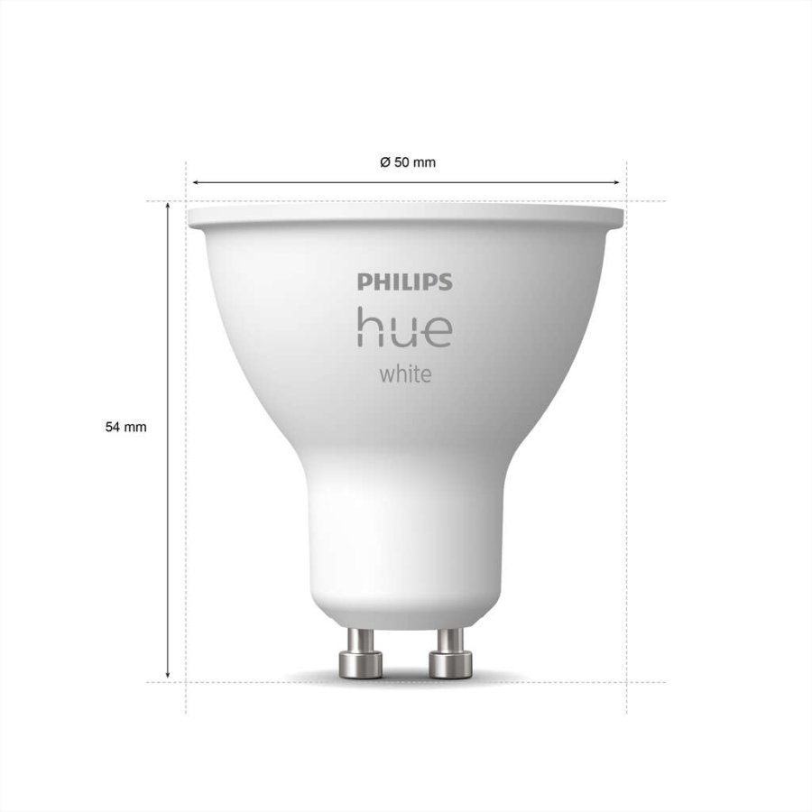 Philips Hue White GU10 Spot 400 Lumen 5 cm